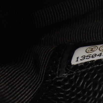 Chanel Caviar Quilted Wallet On Chain WOC Black 7 of 9