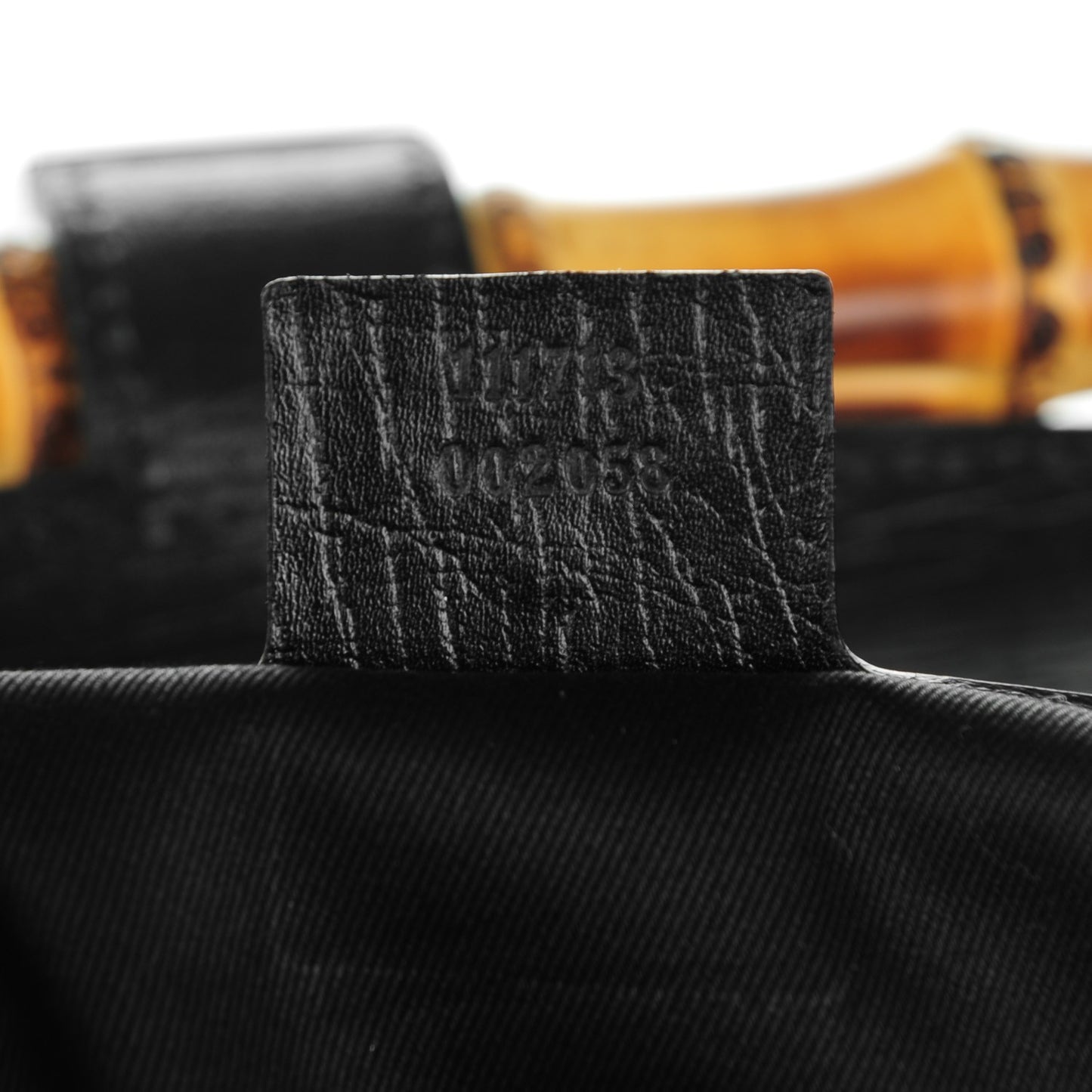 Monogram Bamboo Bullet Bag Black