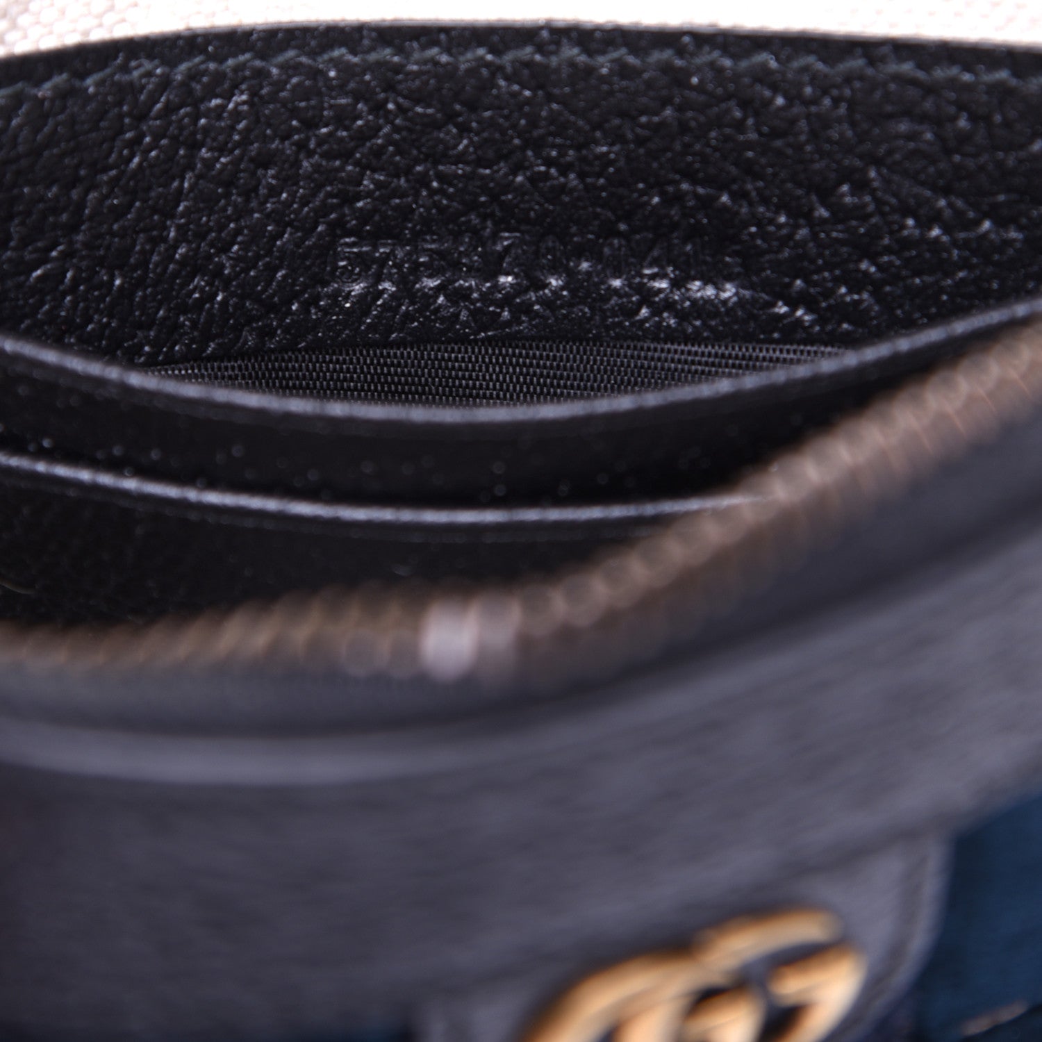 Gucci Velvet GG Monogram Textured Calfskin Web Smartphone Case Blue Beige Black 10 of 10