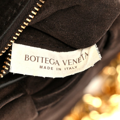 Bottega Veneta Suede Maxi Intrecciato Padded Chain Cassette Crossbody Bag Fondant 7 of 12