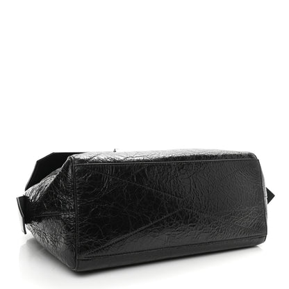 Givenchy Creased Patent Calfskin Medium ID Flap Black 4 of 9
