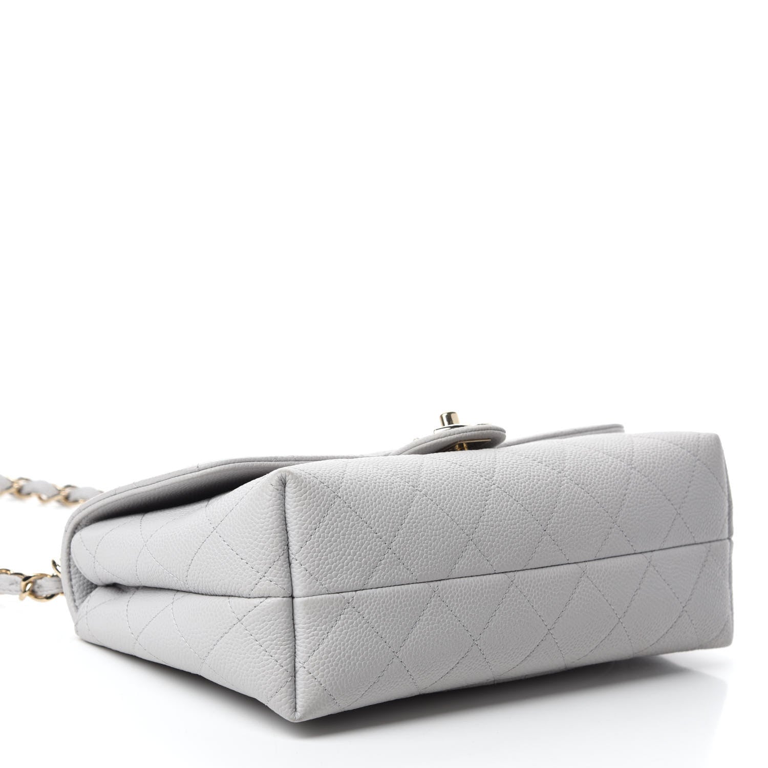 Chanel Caviar Quilted City Walk Flap Light Grey 4 of 15