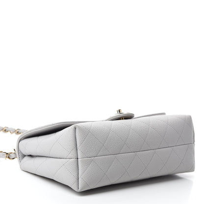 Chanel Caviar Quilted City Walk Flap Light Grey 4 of 15