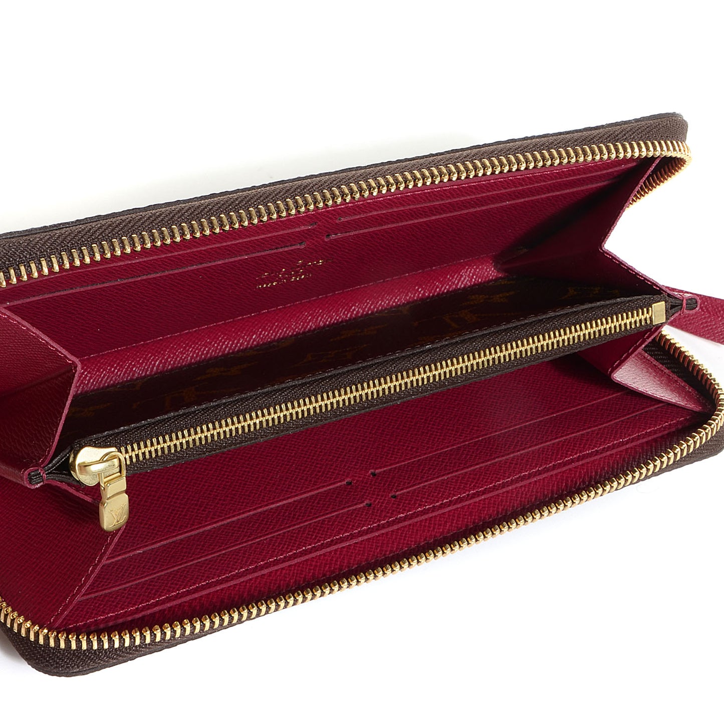 Monogram Clemence Wallet Fuchsia