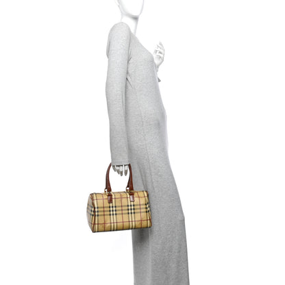 Burberry Haymarket Check Bowling Bag Brown 2 of 13