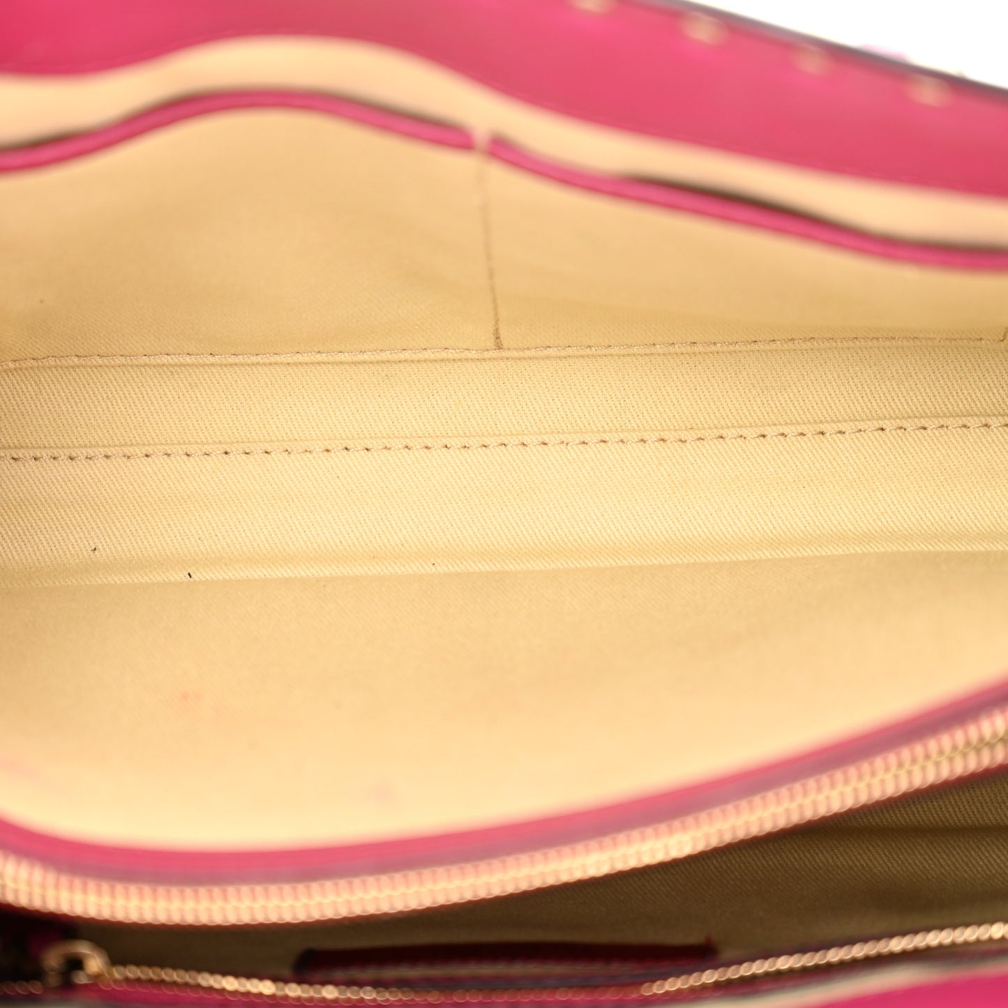 Vitello Rockstud Tote Deep Cyclamin