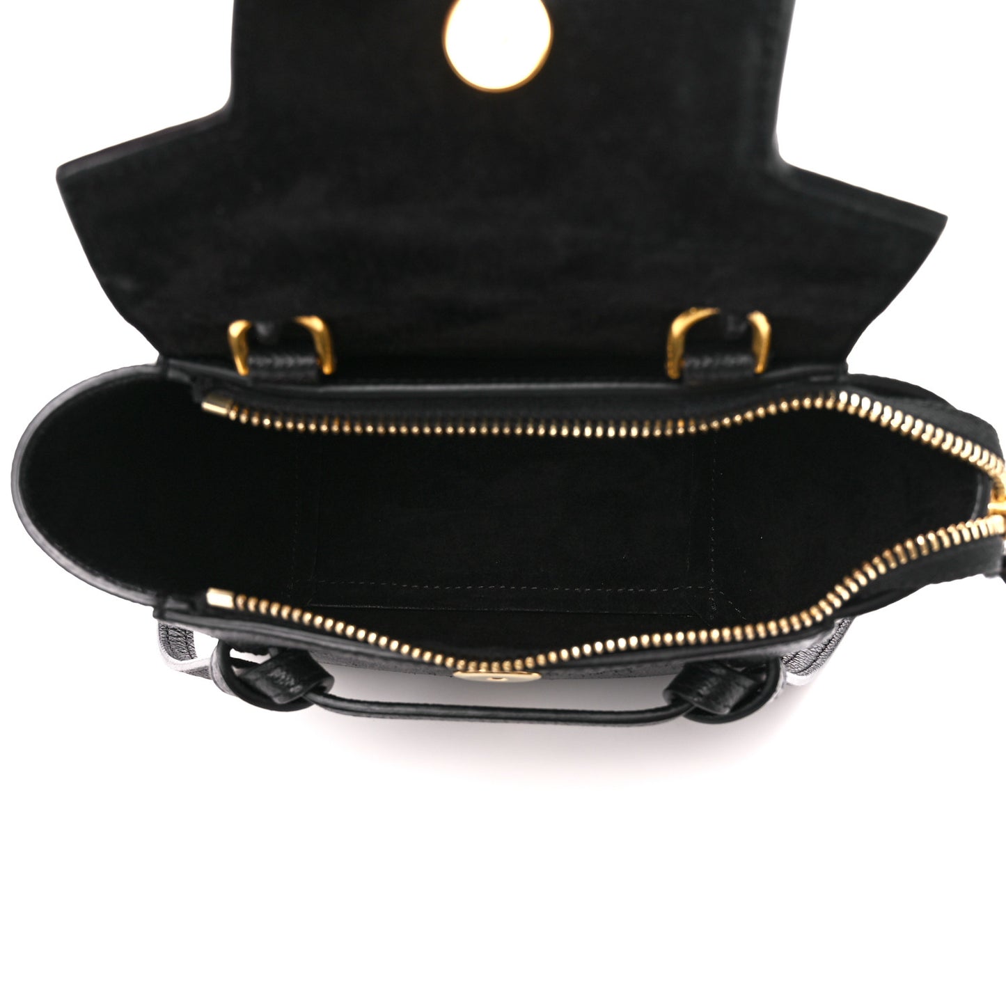 Grained Calfskin Pico Belt Bag Black
