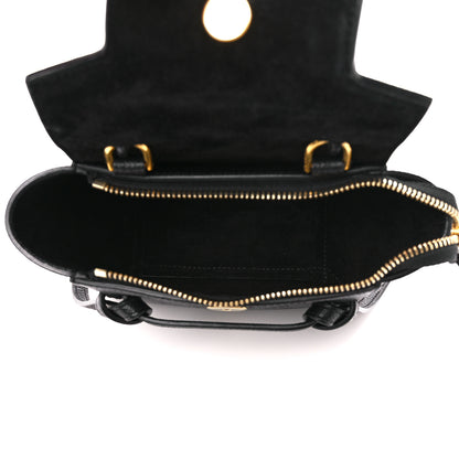 Celine Grained Calfskin Pico Belt Bag Black 5 of 9
