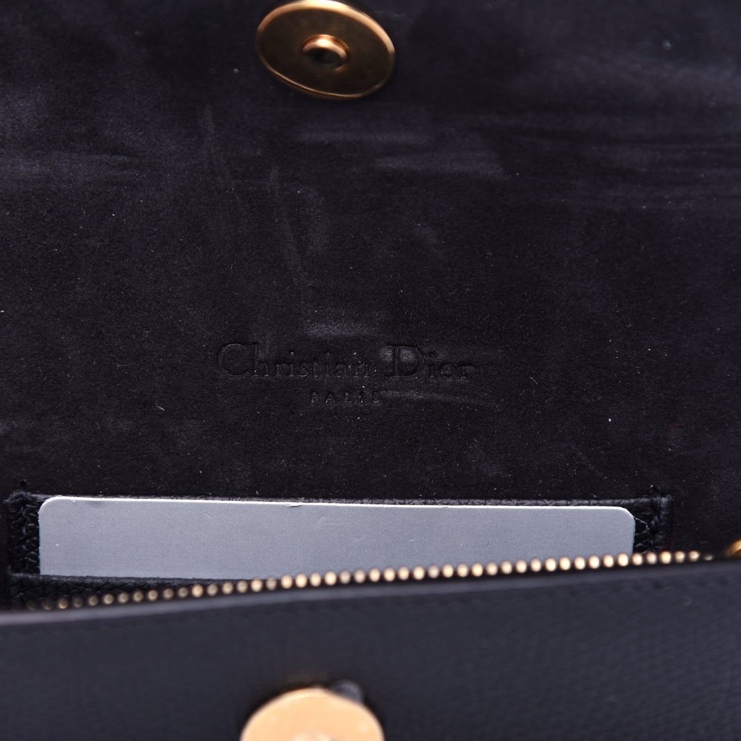 Grained Calfskin Saddle Belt Bag Black