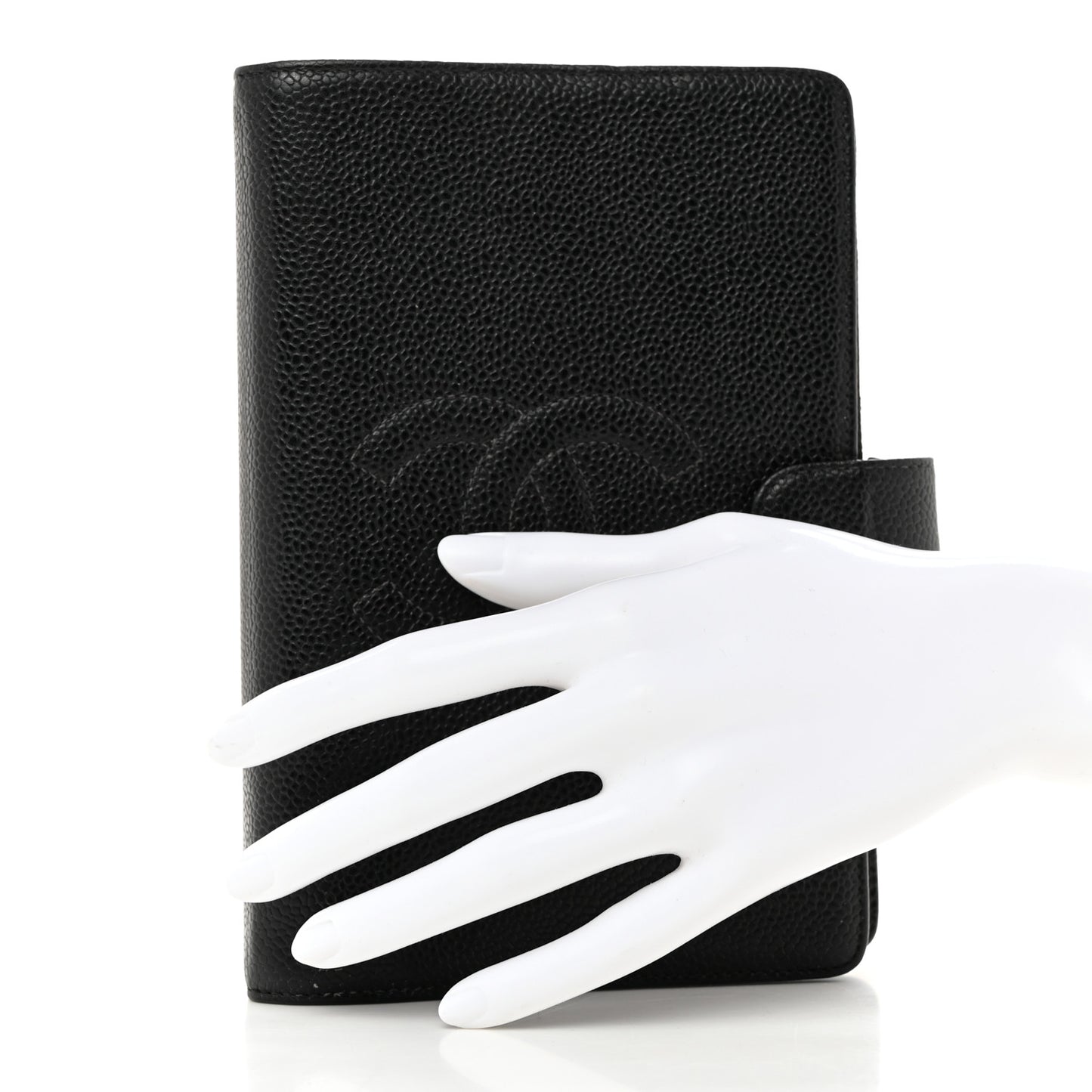 Caviar CC Medium Ring Agenda Planner Black