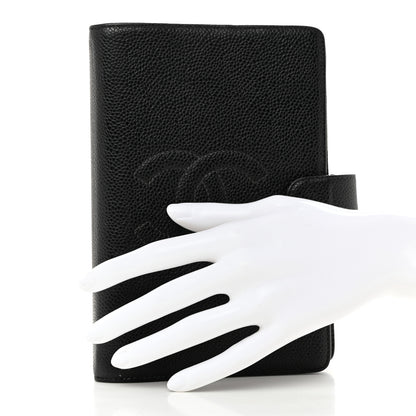 Chanel Caviar CC Medium Ring Agenda Planner Black 2 of 9