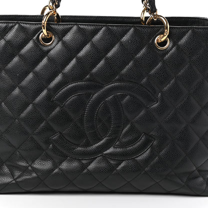 Chanel Caviar Quilted Grand Shopping Tote GST Black 11 of 13