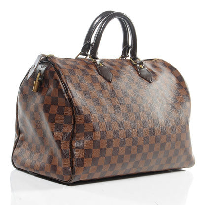 Louis Vuitton Damier Ebene Speedy 35 3 of 8