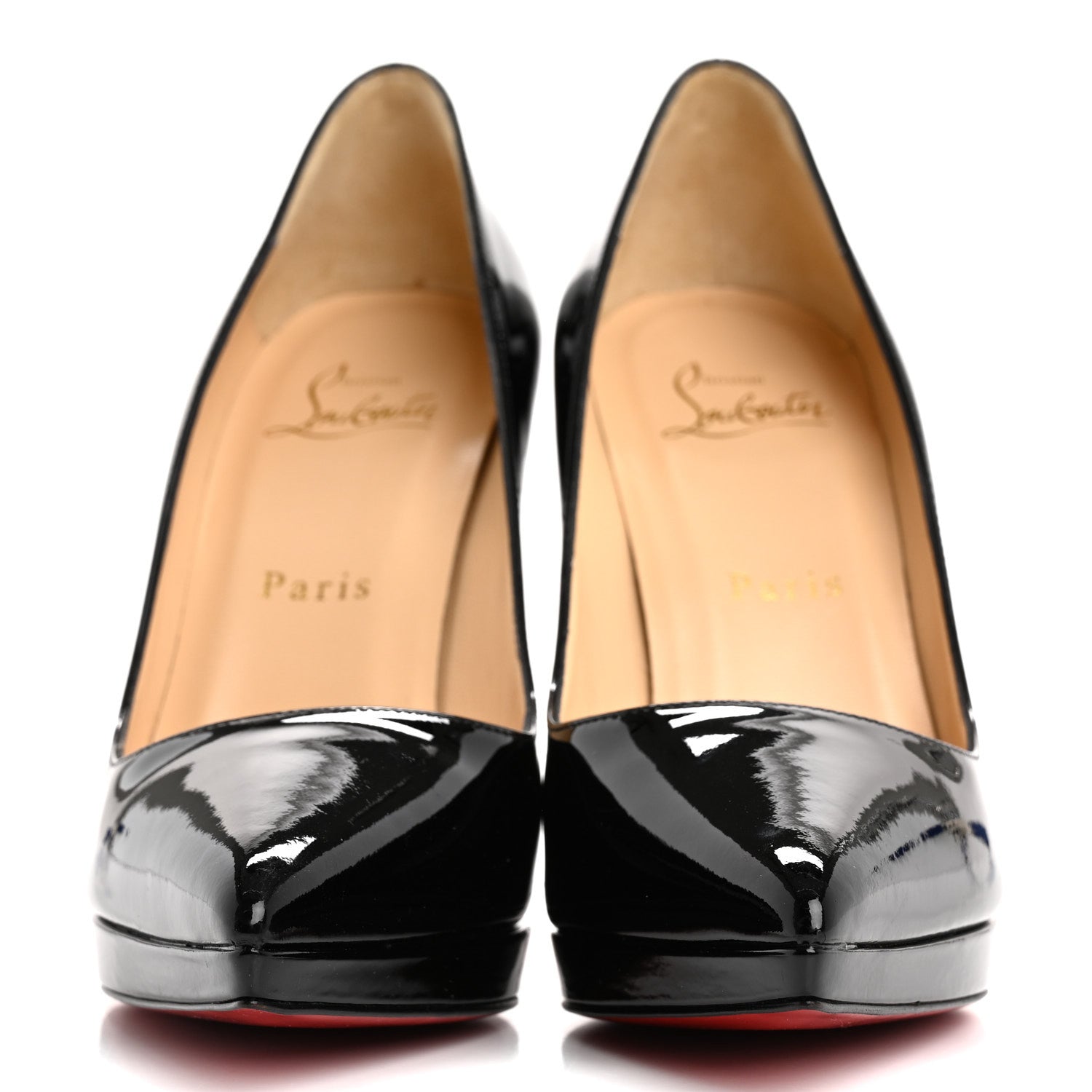 Christian Louboutin Patent Pigalle Plato 100 Pumps 36.5 Black 3 of 8