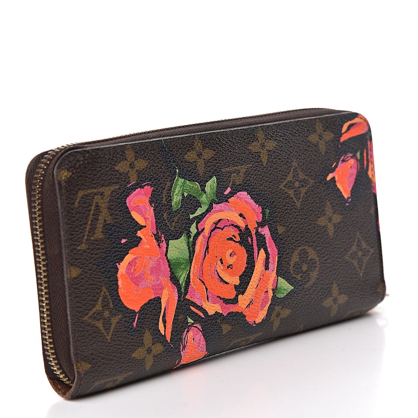Monogram Roses Zippy Wallet