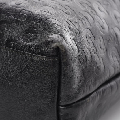 Gucci Calfskin Horsebit Embossed Large Tote Black 16 of 16