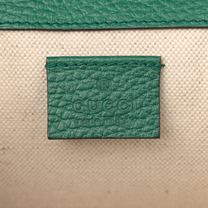 Gucci Pebbled Calfskin Small Dionysus Shoulder Bag Emerald 7 of 14