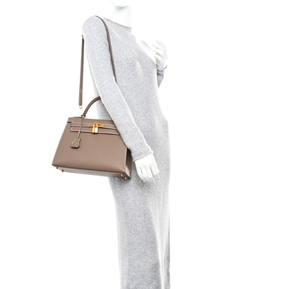 Hermes Epsom Kelly Sellier 28 Etoupe 2 of 11