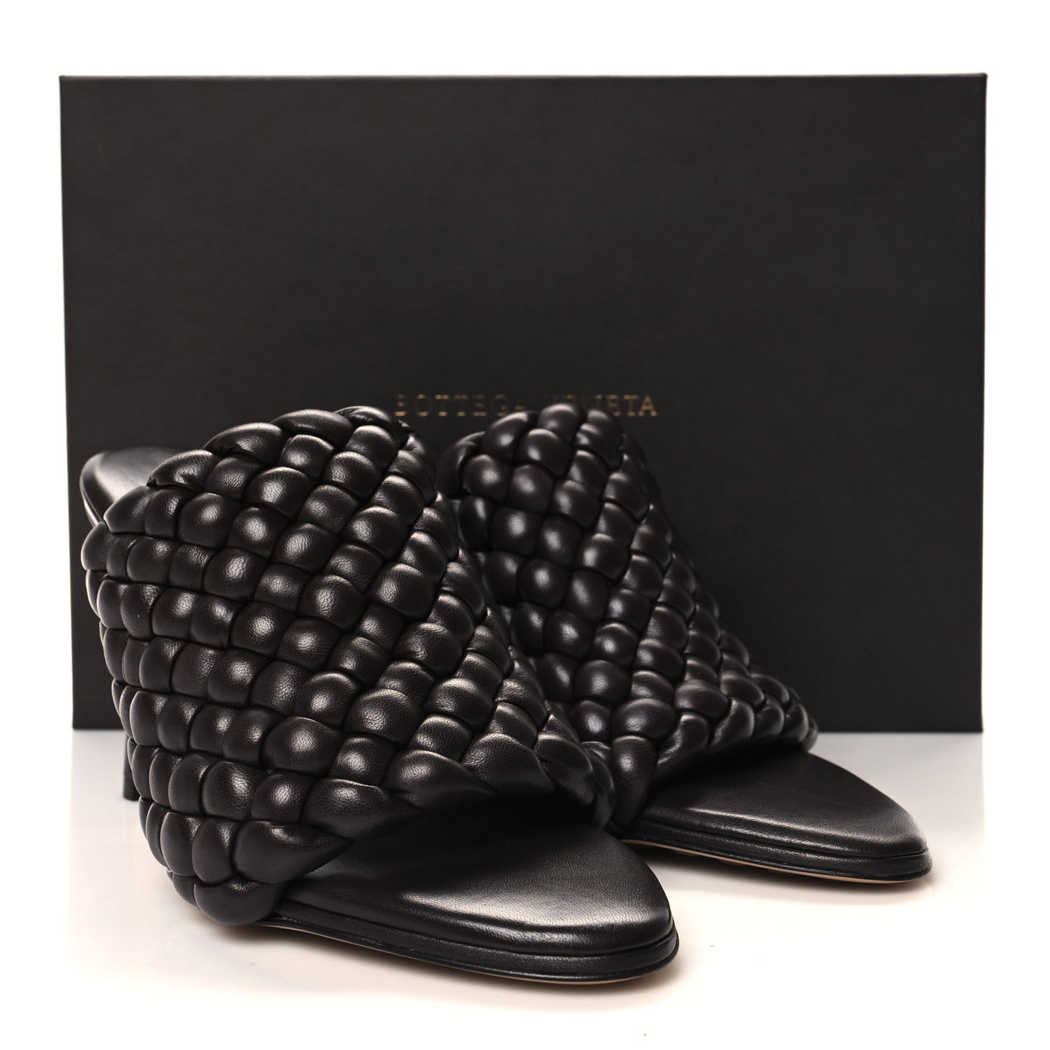 Bottega Veneta Nappa Padded Intreccio The Curve Sandals 36.5 Fondant 8 of 8