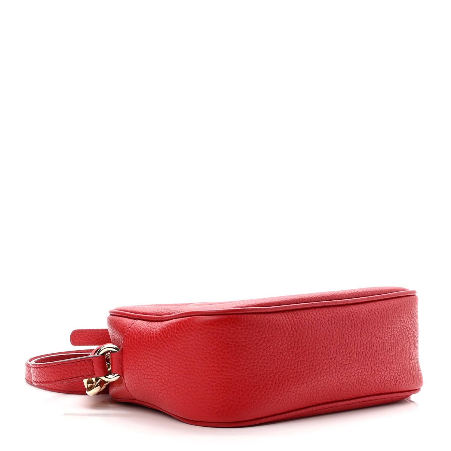 Gucci Pebbled Calfskin Small Soho Disco Bag Tabasco Red 4 of 10