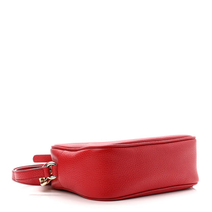 Gucci Pebbled Calfskin Small Soho Disco Bag Tabasco Red 4 of 10