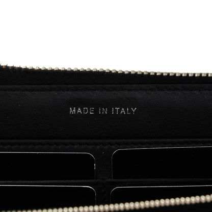 Chanel Alligator Boy Zip Around Wallet Black 7 of 8