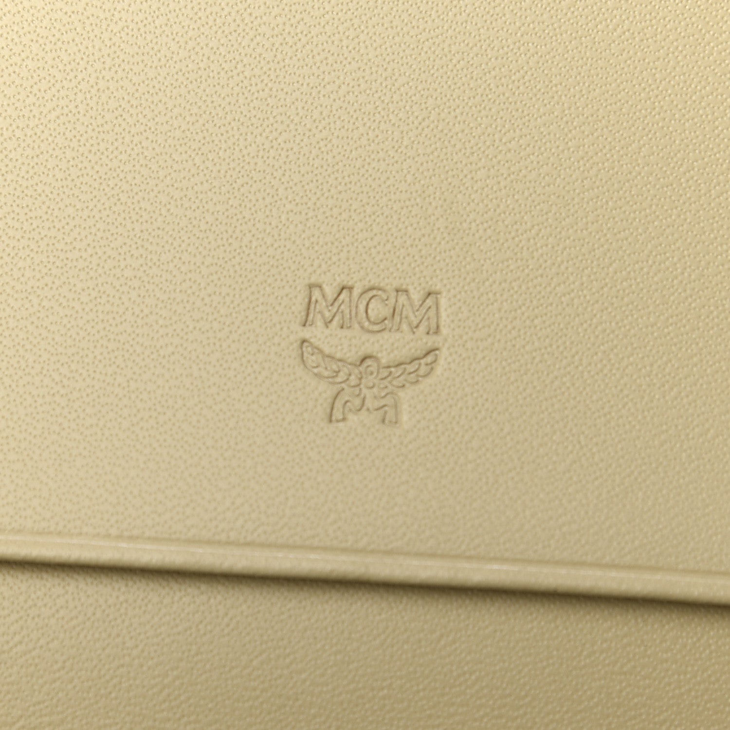 MCM Saffiano Casablanca Tri-Fold Wallet Sea Blue 6 of 7