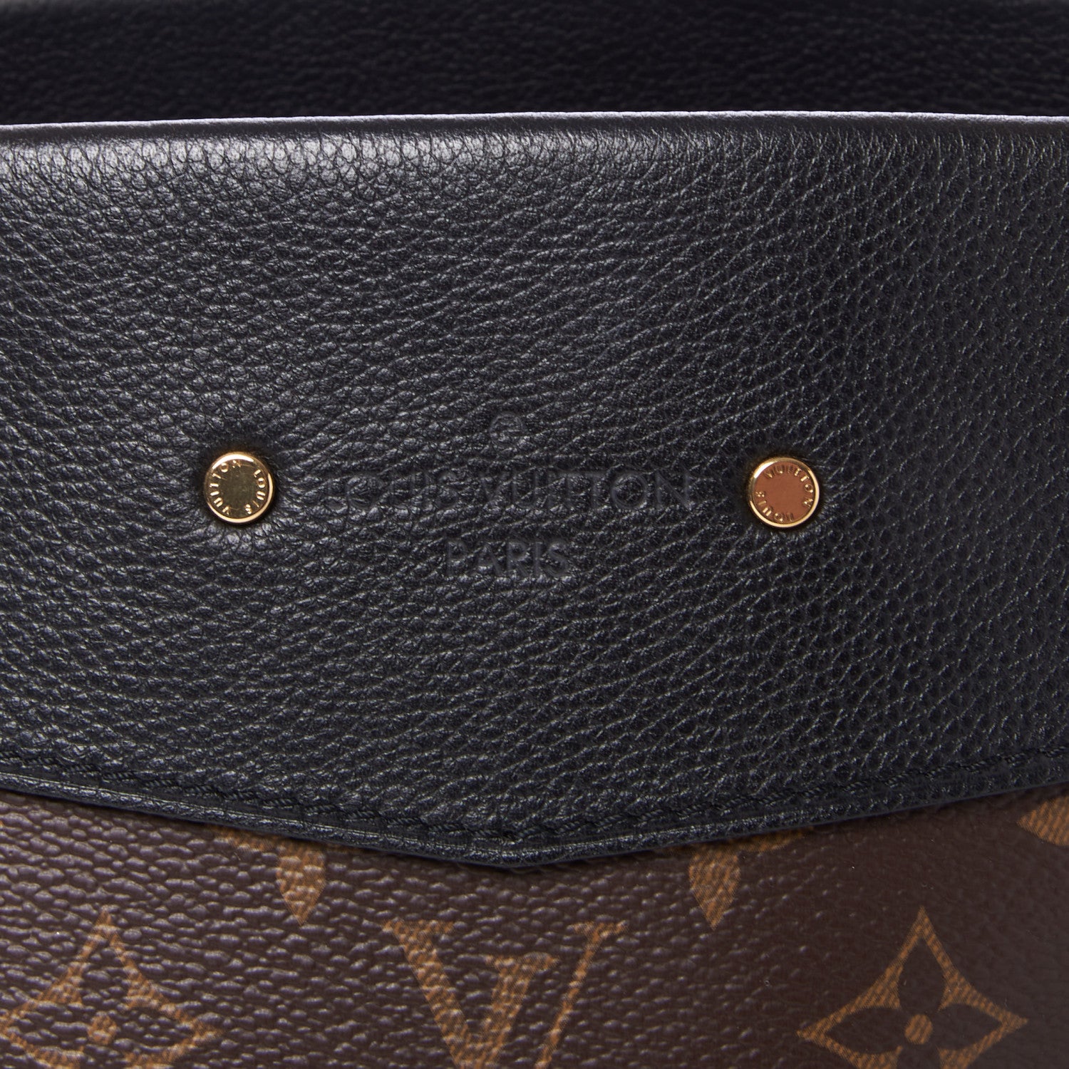 Louis Vuitton Monogram Pallas Shopper Black 2 of 8