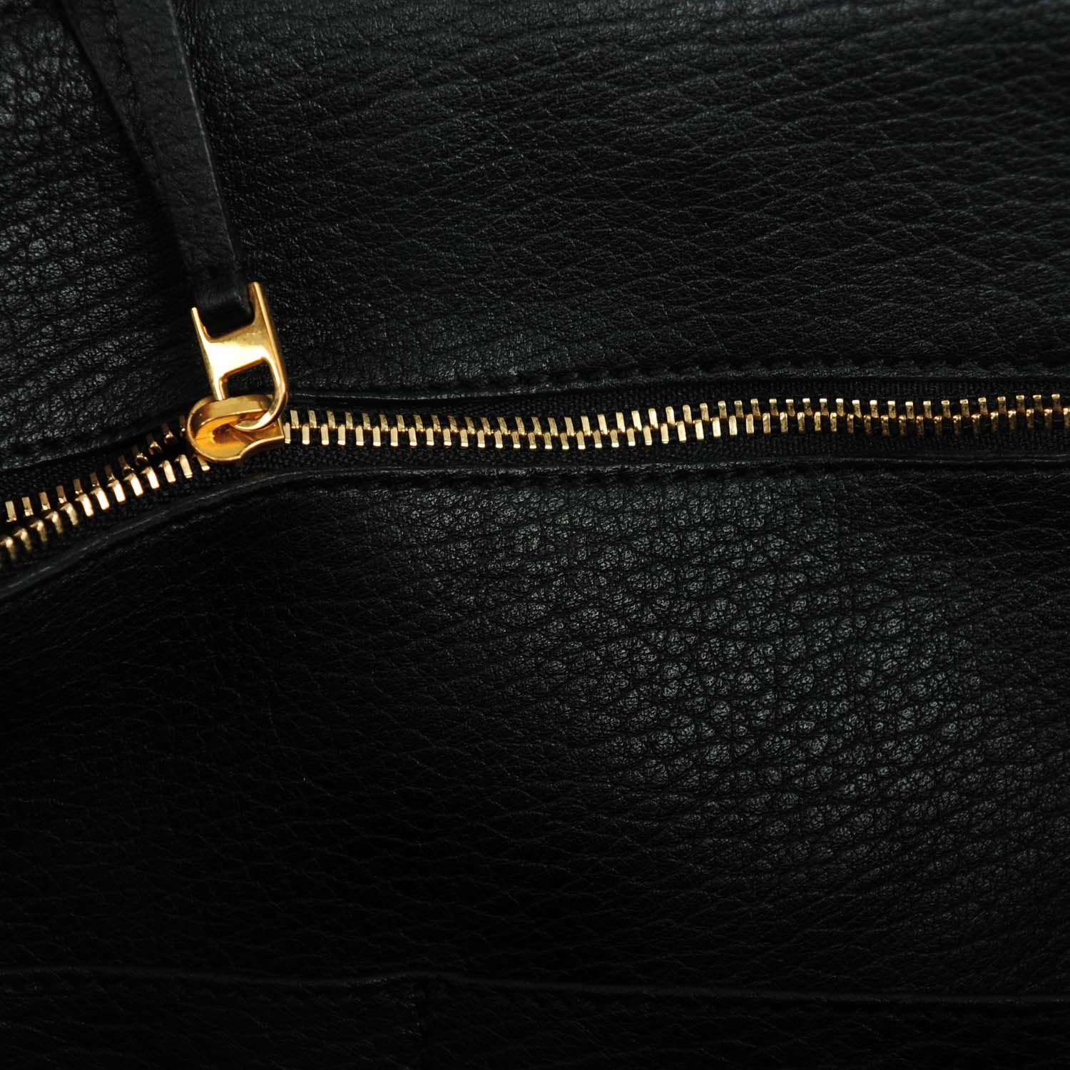 Celine Crisped Calfskin Small Tie Knot Tote Black 6 of 7