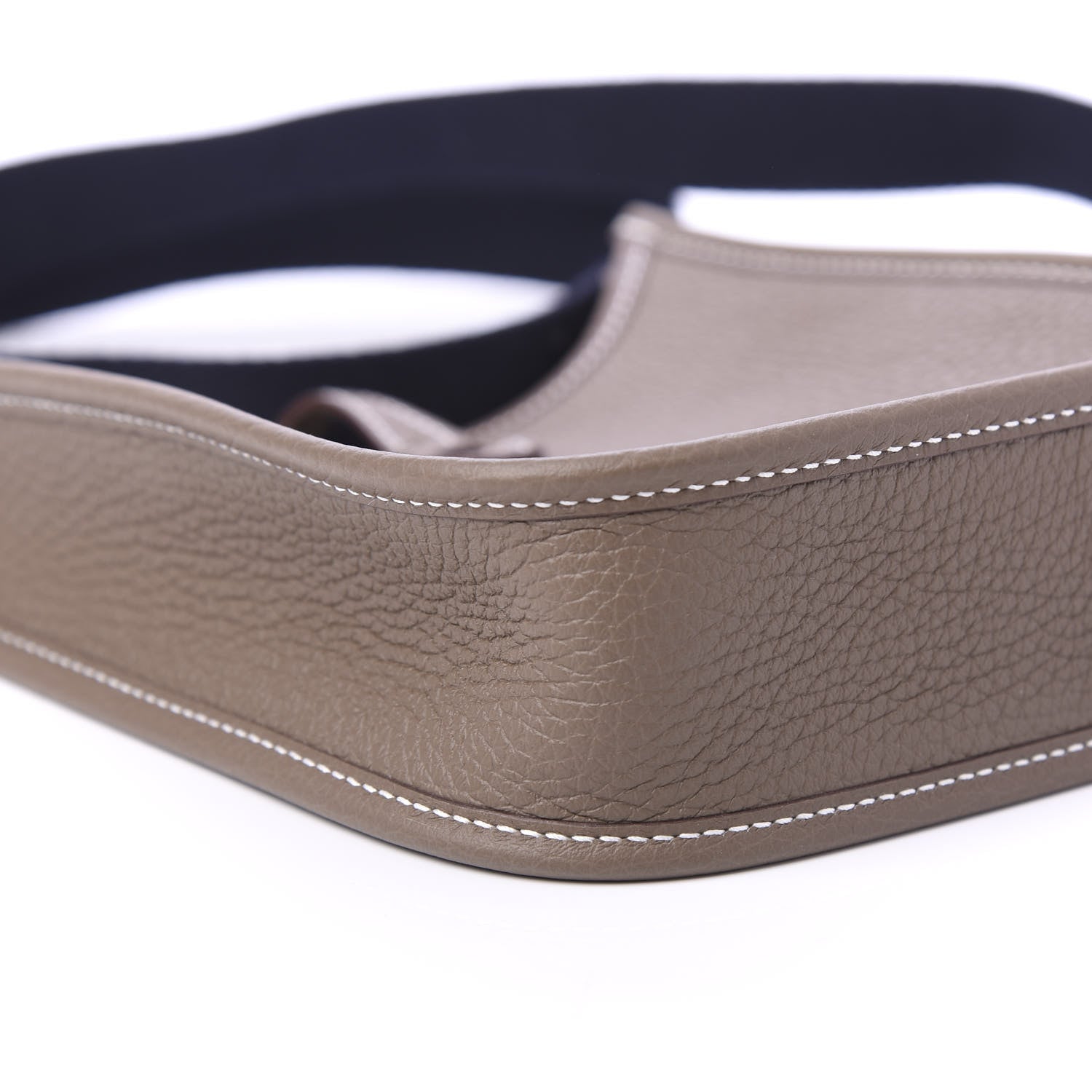 Hermes Taurillon Clemence Amazone Evelyne TPM Etoupe Bleu Indigo 7 of 11