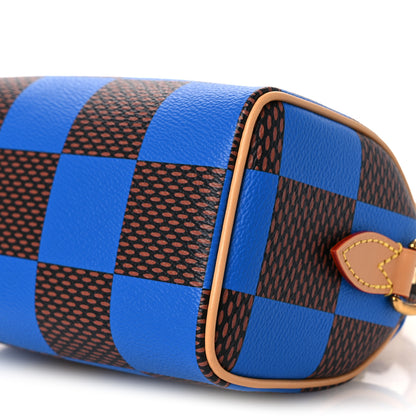 Louis Vuitton Damier Pop Speedy Bandouliere 18 Blue 9 of 10