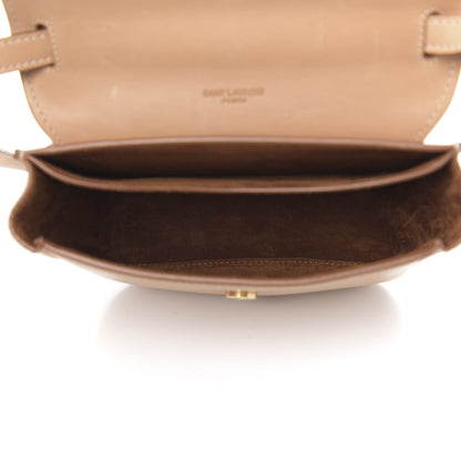 Saint Laurent Smooth Vintage Calfskin Small Kaia Satchel Brown Gold 4 of 14