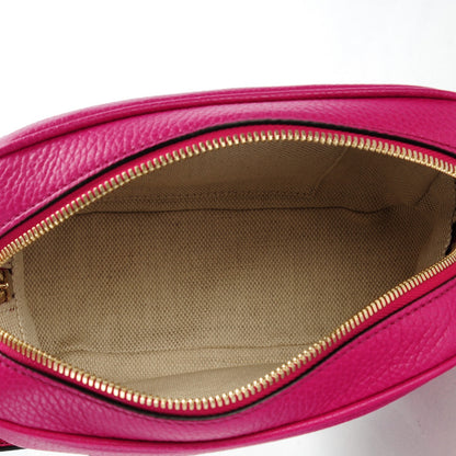 Gucci Cellarius Calfskin Small Soho Disco Bag Bright Bouganville 5 of 7
