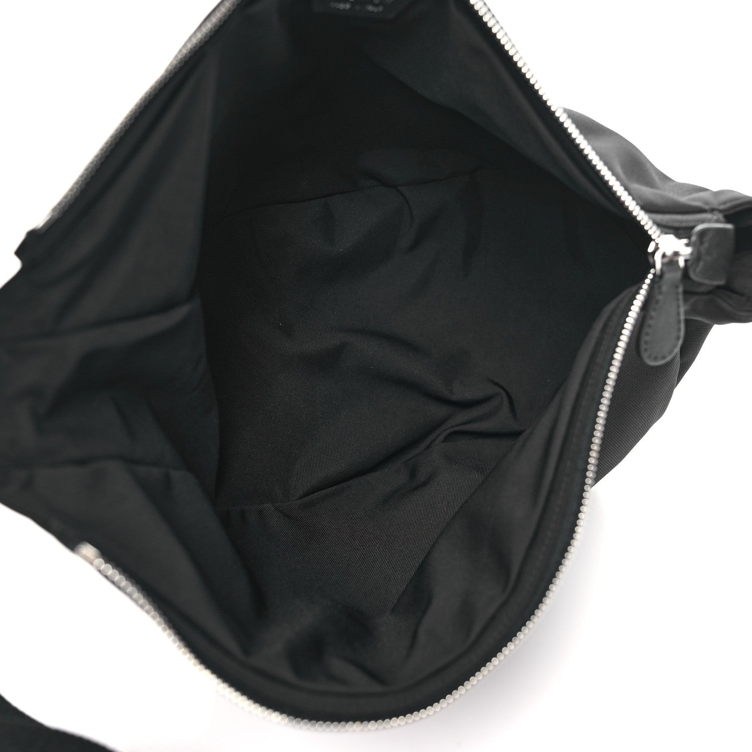 The Row Nylon Small Slouchy Banana Bag Black 5 of 8