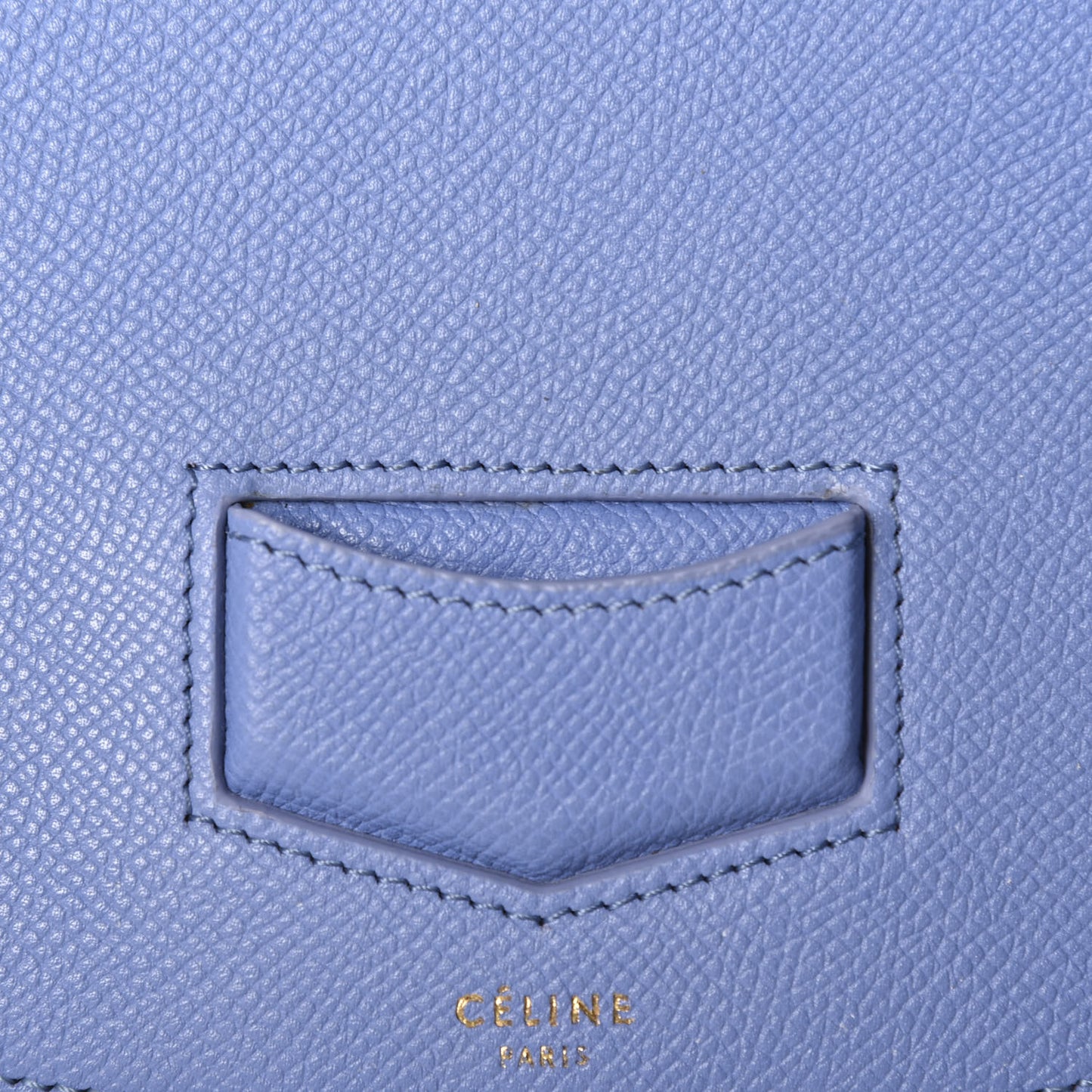 Grained Calfskin Small Trotteur Porcelain