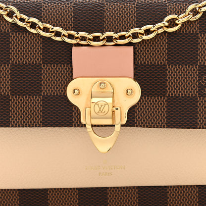 Louis Vuitton Damier Ebene Vavin Chain Wallet Creme 7 of 10