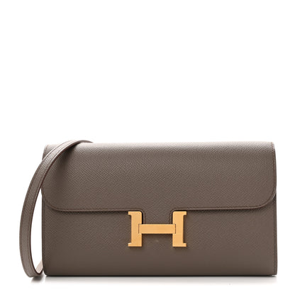 Hermes Epsom Constance Long To Go Wallet Gris Meyer 1 of 8