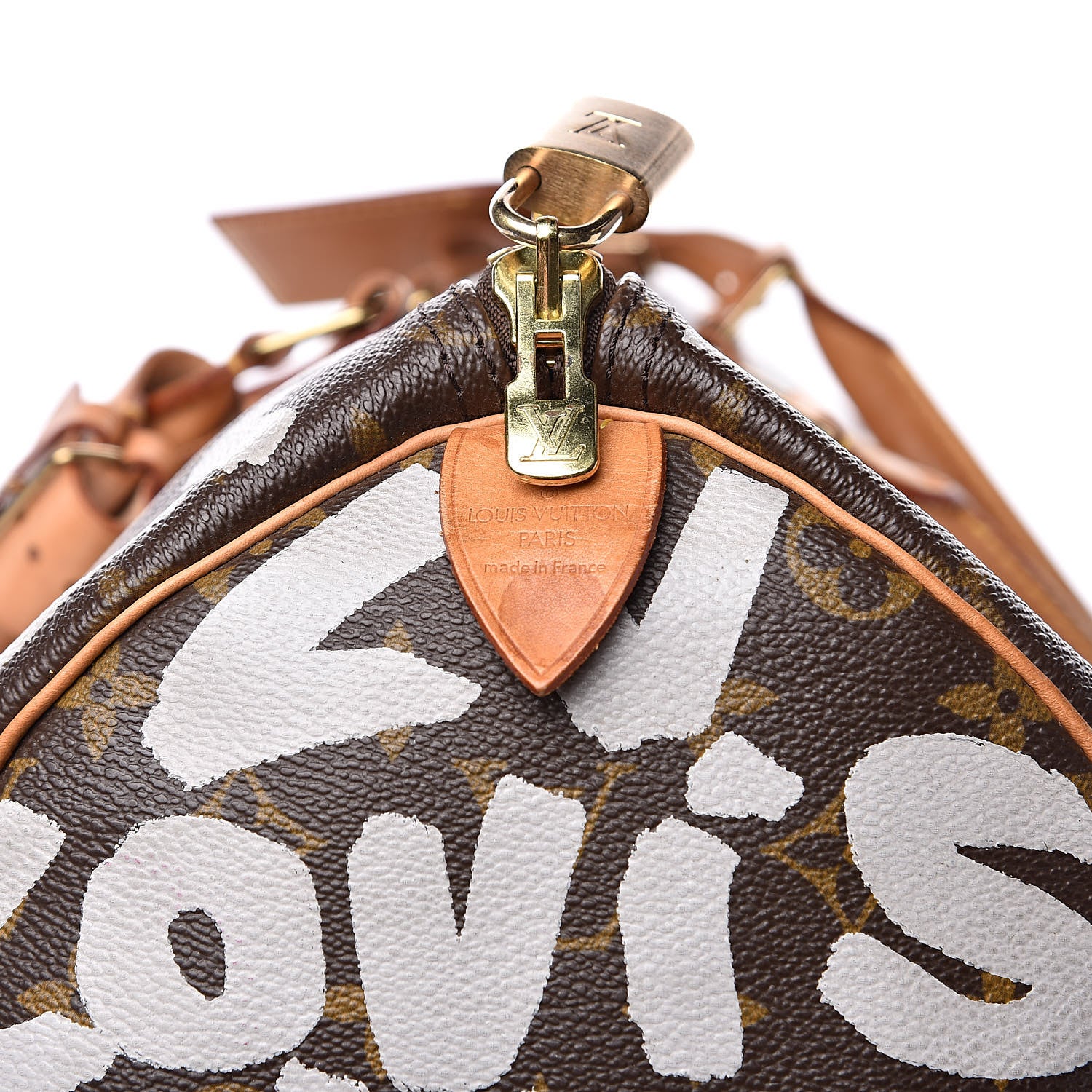Louis Vuitton Graffiti Keepall 50 Silver 13 of 15
