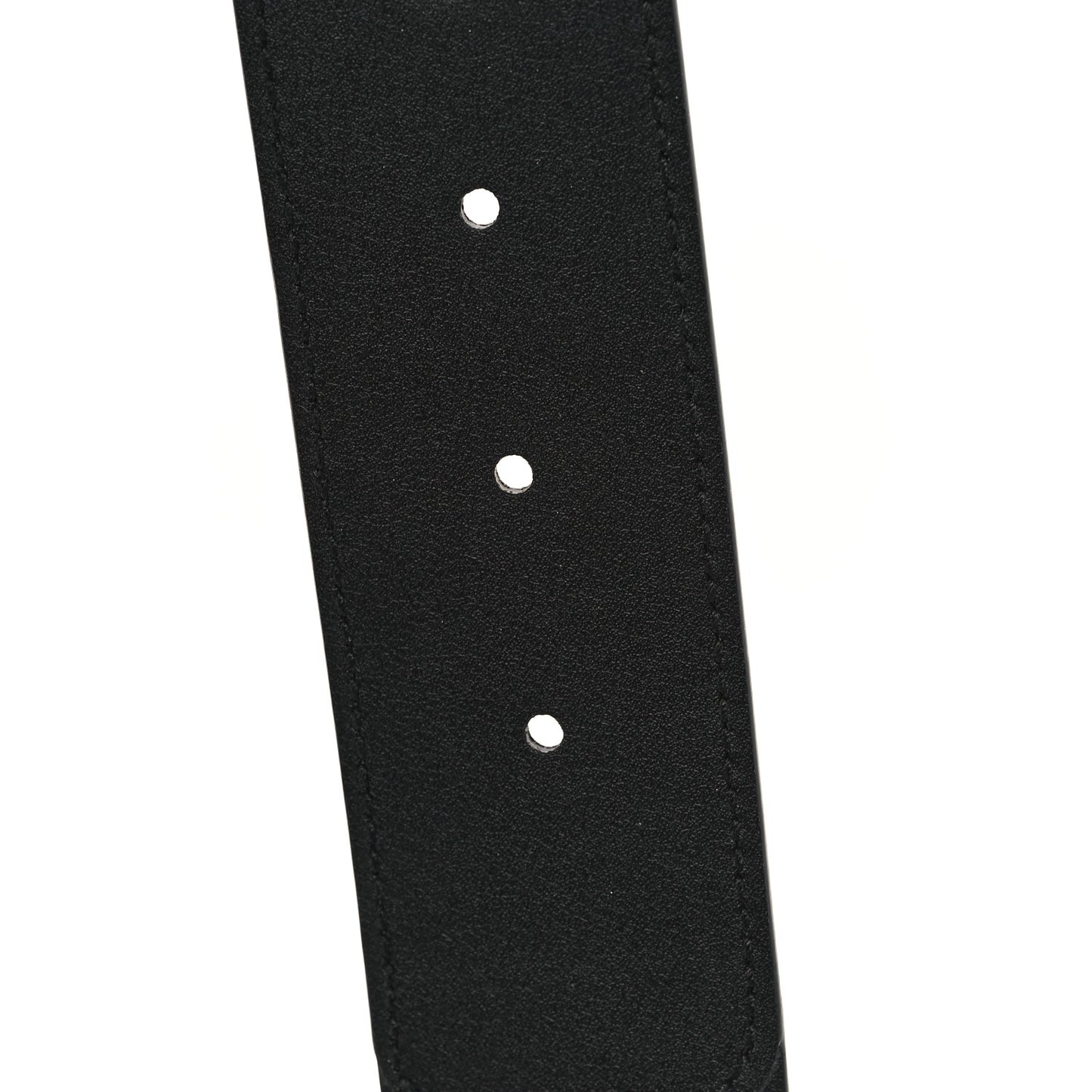 GG Supreme Monogram Matte Plutone Calfskin Double G 40mm Belt 75 30 Beige Ebony Black