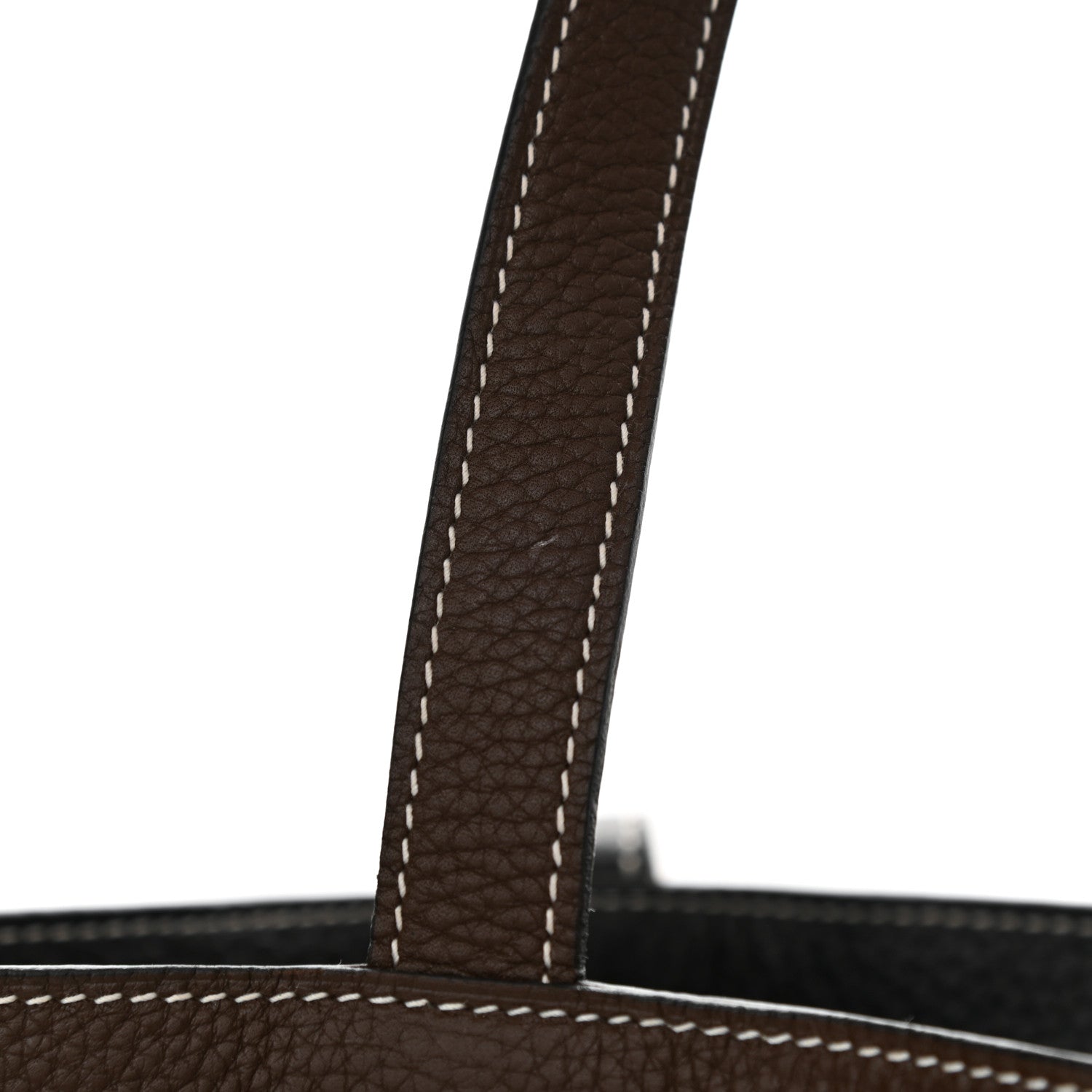 Hermes Taurillon Clemence Double Sens 45 Reversible Tote Black Havane 17 of 17