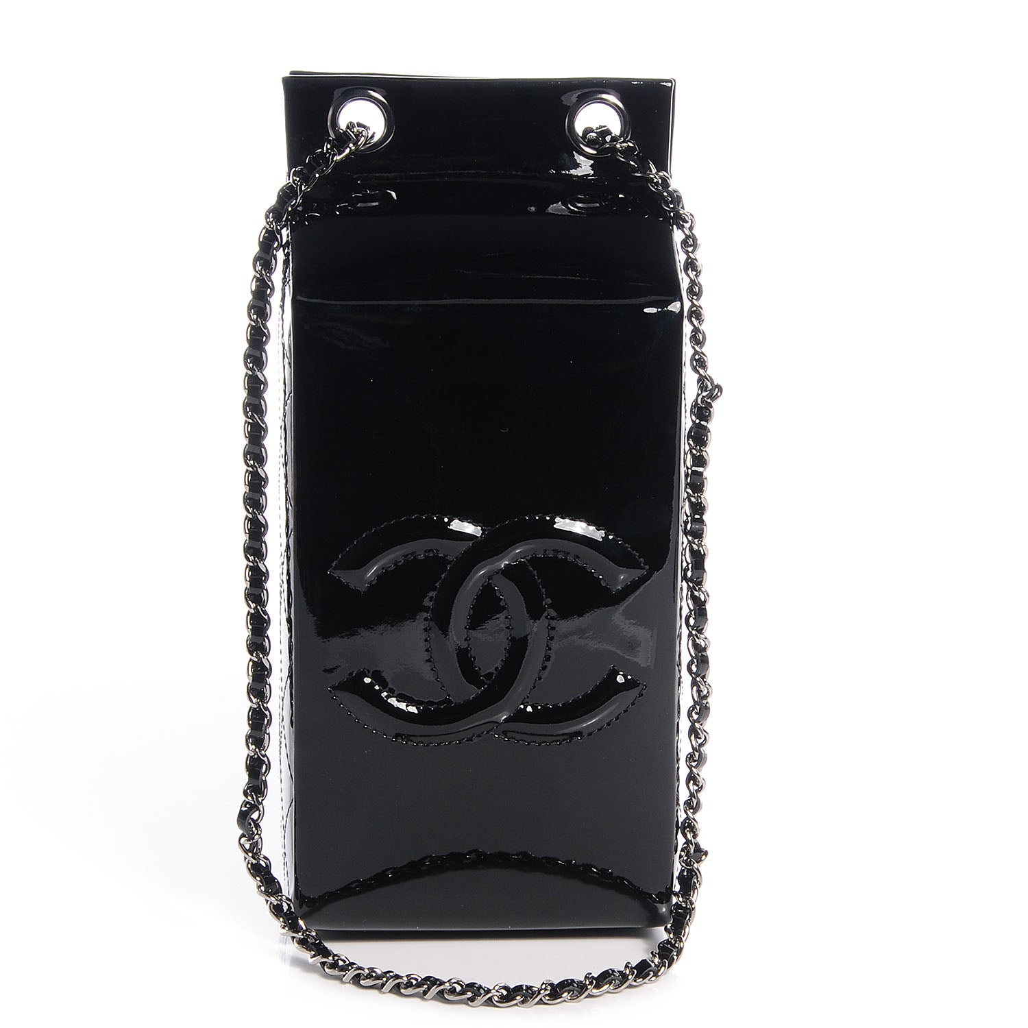 Chanel Patent Milk Carton Bag Black 1 of 9