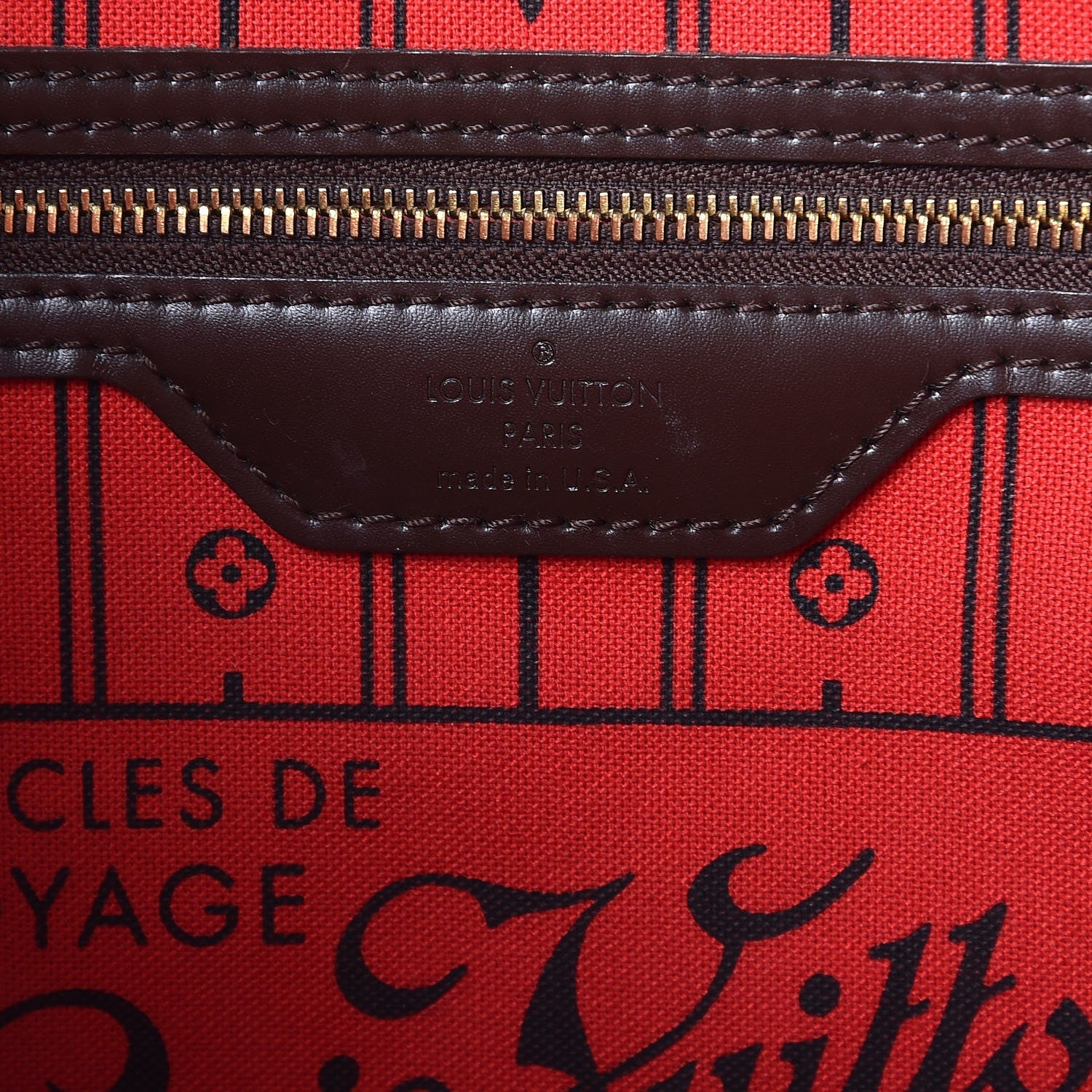 Louis Vuitton Damier Ebene Neverfull MM 6 of 15