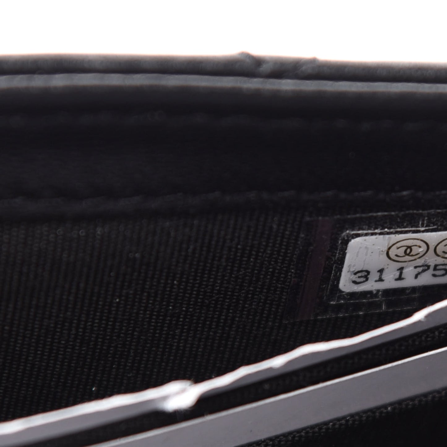 Lambskin Quilted Mini Trendy CC Chain Wallet Black