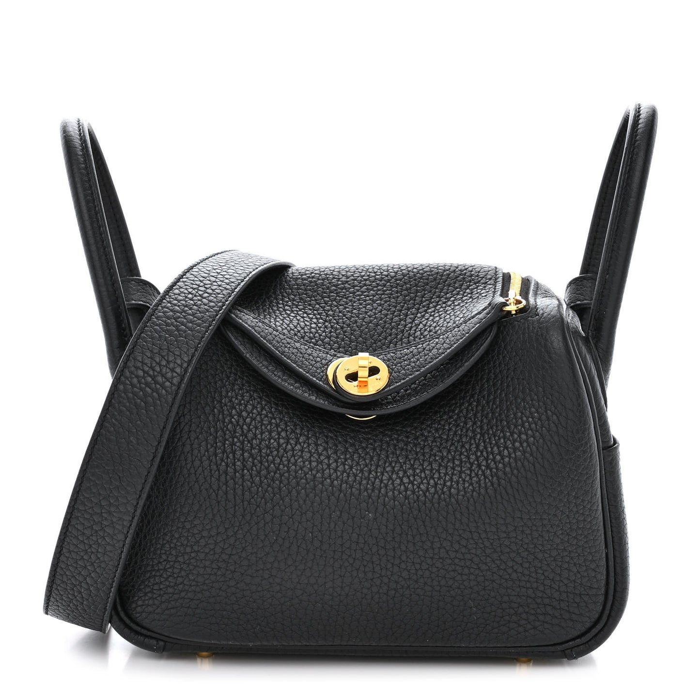 Taurillon Clemence Mini Lindy 20 Black