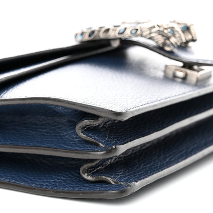Gucci Dollar Calfskin Crystal Small Dionysus Shoulder Bag Blue Agata Montana Sapphire 10 of 17