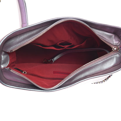 Chanel Iridescent Lambskin Calfskin Quilted Medium Gabrielle Hobo Light Purple 7 of 13