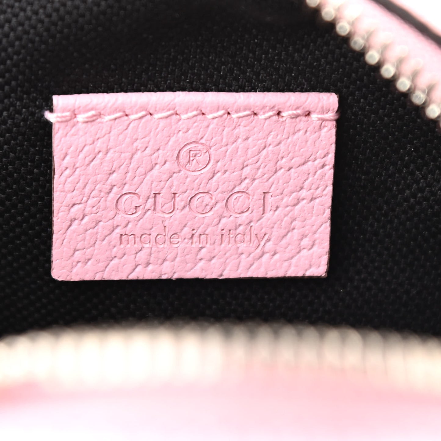 GG Supreme Monogram Psychedelic Round Shoulder Bag Black Multicolor Sugar Pink