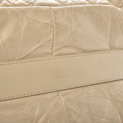 Chanel Glazed Calfskin Quilted Tote Light Beige 10 of 11