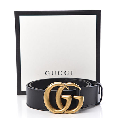 Gucci Calfskin Double G 40mm Belt 85 34 Black 7 of 7