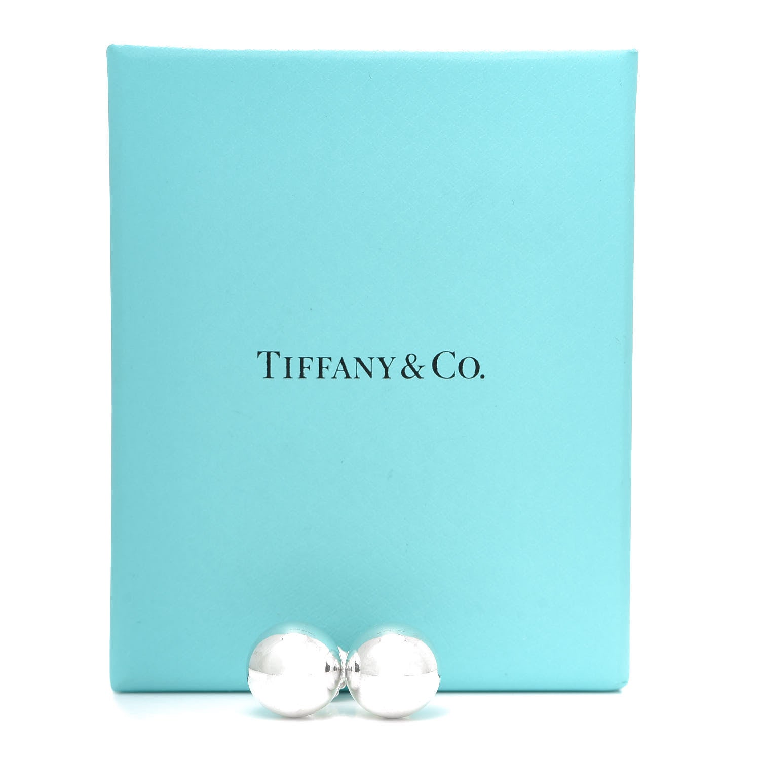 Tiffany Sterling Silver 14mm HardWear Ball Earrings 5 of 5